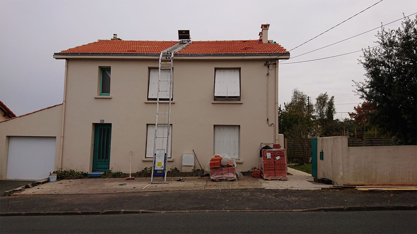 glc mur et toit, couvreur la roche sur yon